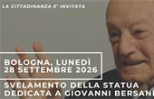 BOLOGNA: SVELAMENTO DELLA STATUA DEDICATA A BERSANI